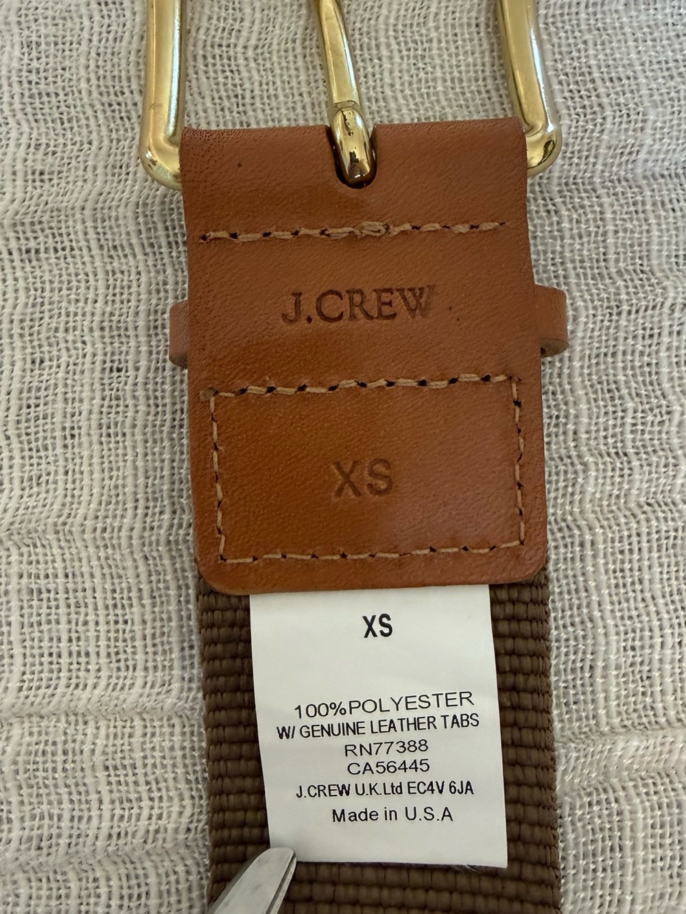 for your J.Crew belt.
🌵 J.Crew Bohemian Geo-Embroidered Web Belt – Size XS 🌸 - Picture 8 of 13